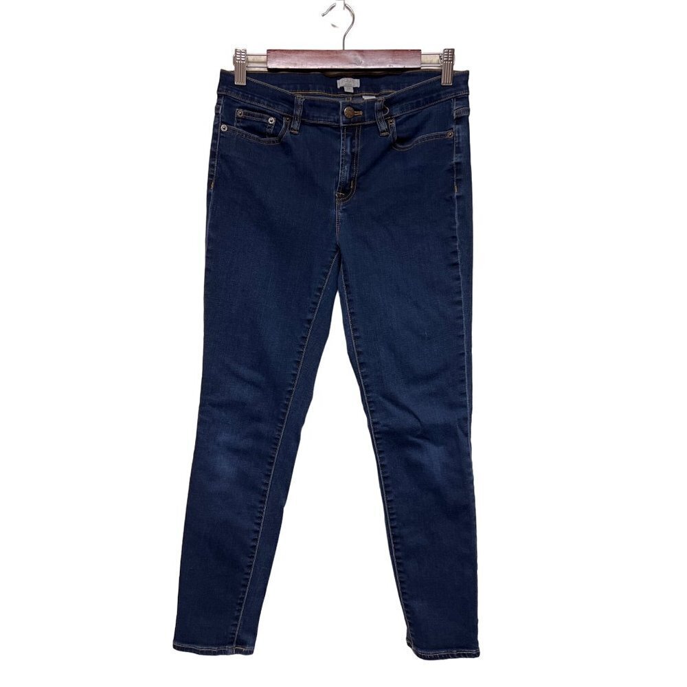J.Crew Factory Stretch Ankle Denim Blue Jeans Women's Size 28